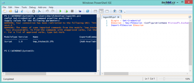 Windows PowerShell ISE