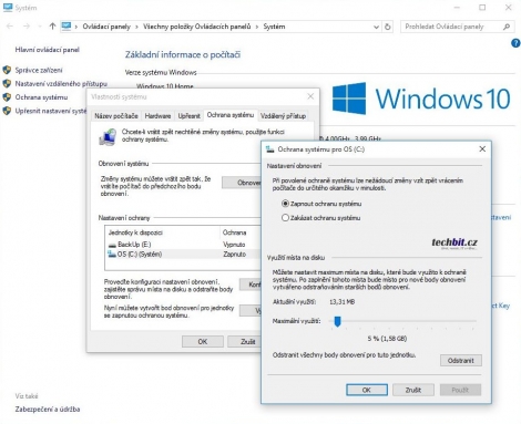 Windows 10 - zálohování