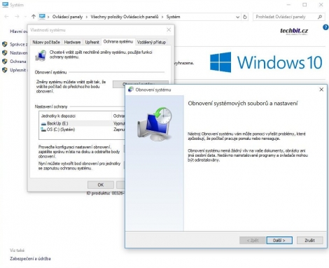 Windows 10 - zálohování