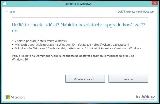 Windows 10 notifikace