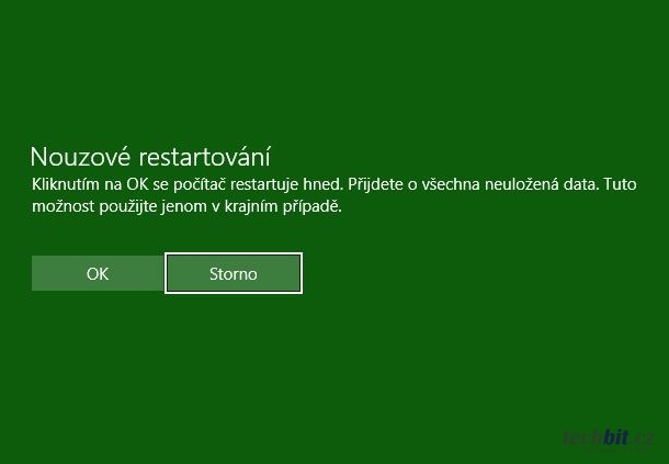 Nouzový restart Windows